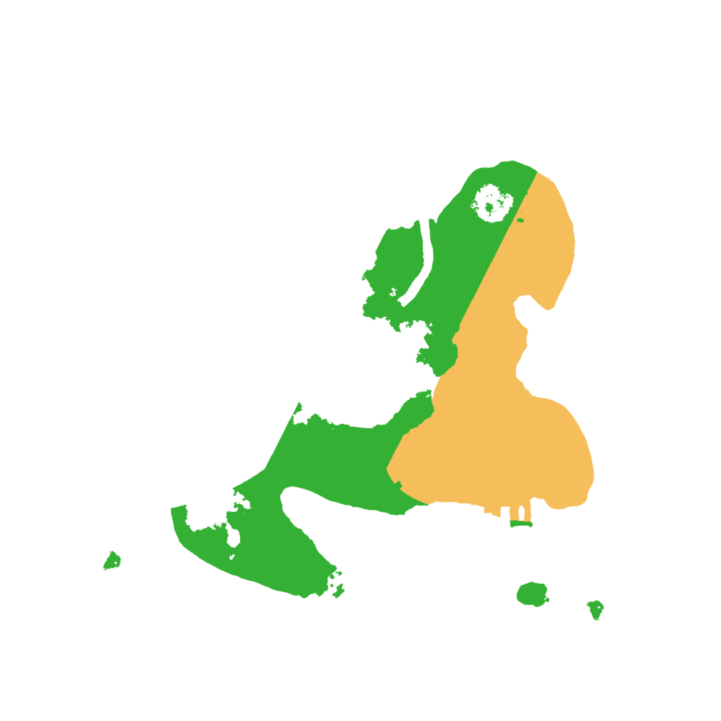 Biome Rust Map: Procedural Map, Size: 2000, Seed: 139761888