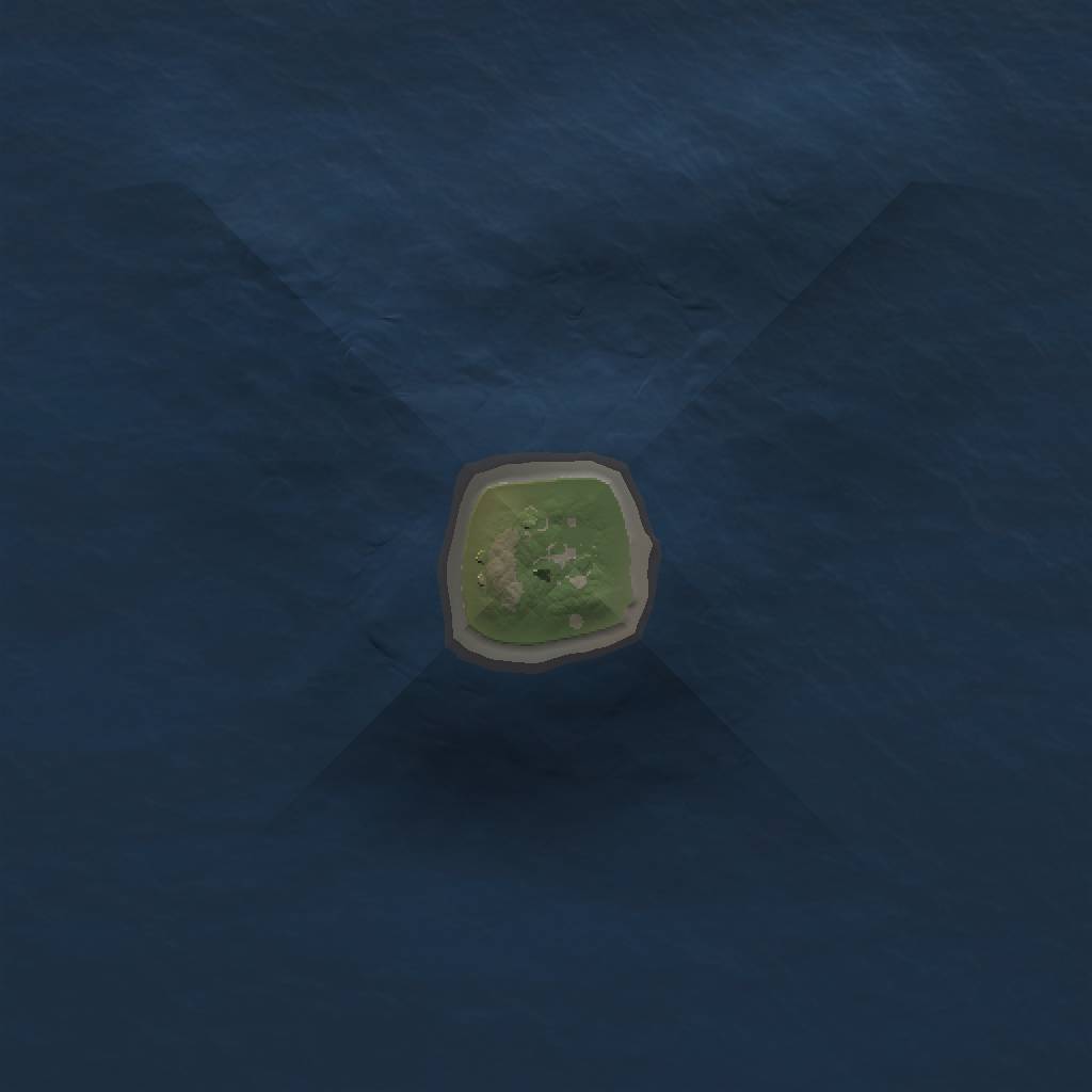 Rust Map: Procedural Map, Size: 1000, Seed: 1964117767, 3 Monuments