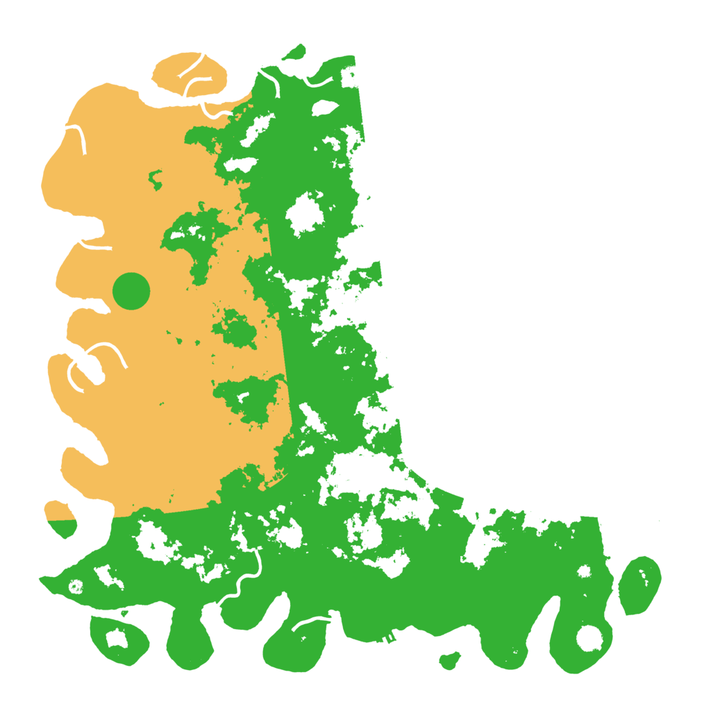 Biome Rust Map: Procedural Map, Size: 5000, Seed: 2004982980