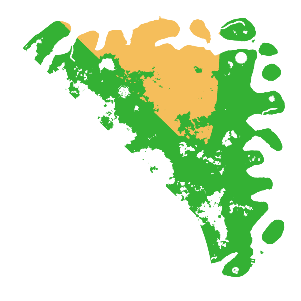 Biome Rust Map: Procedural Map, Size: 4600, Seed: 815478