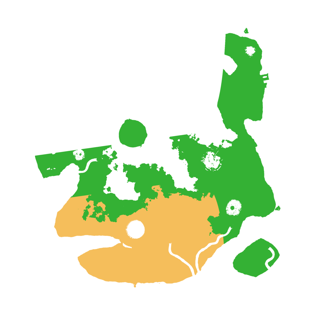 Biome Rust Map: Procedural Map, Size: 3000, Seed: 22052020