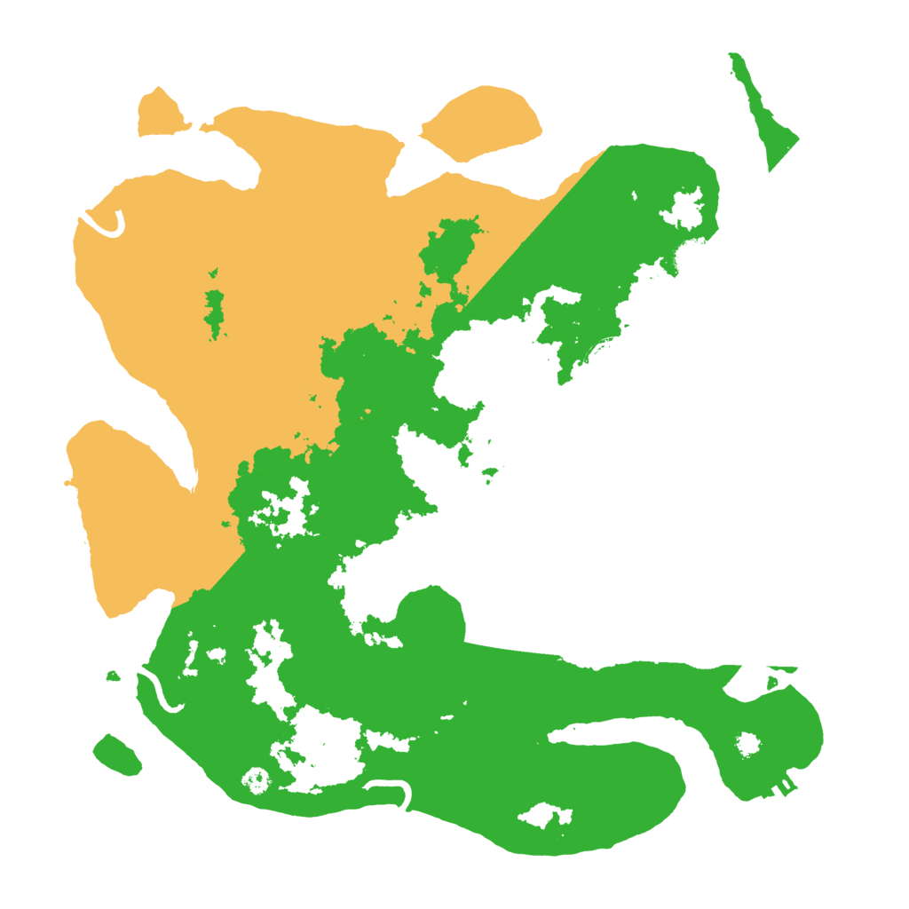Biome Rust Map: Procedural Map, Size: 3500, Seed: 1474072573