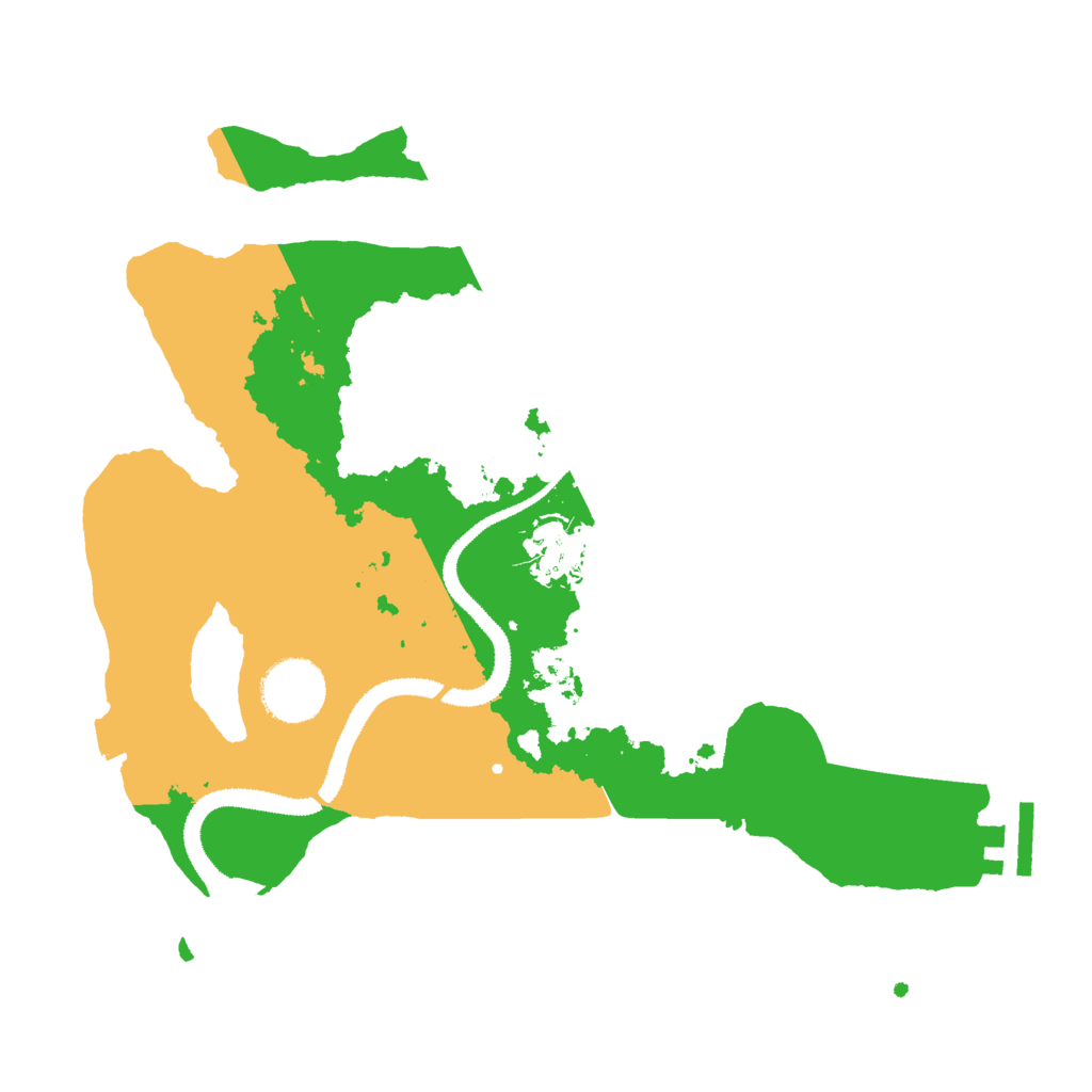 Biome Rust Map: Procedural Map, Size: 3000, Seed: 1286192187