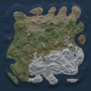 Thumbnail Rust Map: Procedural Map, Size: 4250, Seed: 1723614008, 17 Monuments