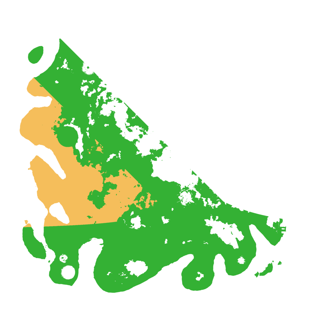 Biome Rust Map: Procedural Map, Size: 3950, Seed: 535866453