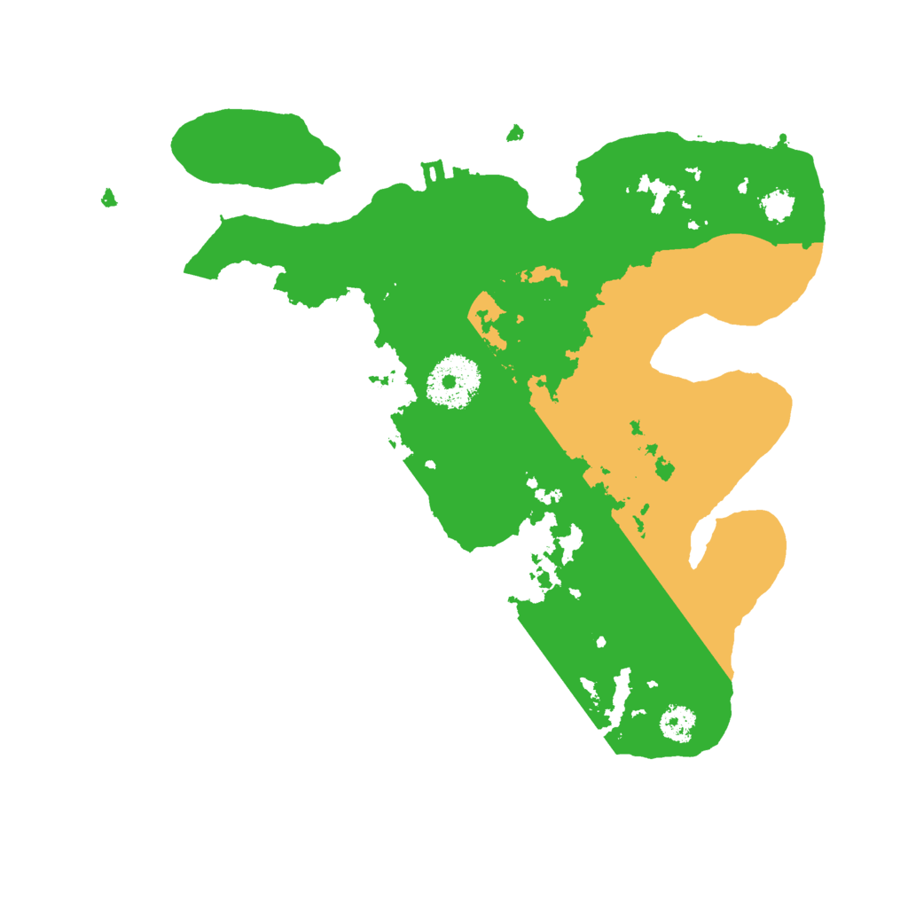 Biome Rust Map: Procedural Map, Size: 2600, Seed: 6969