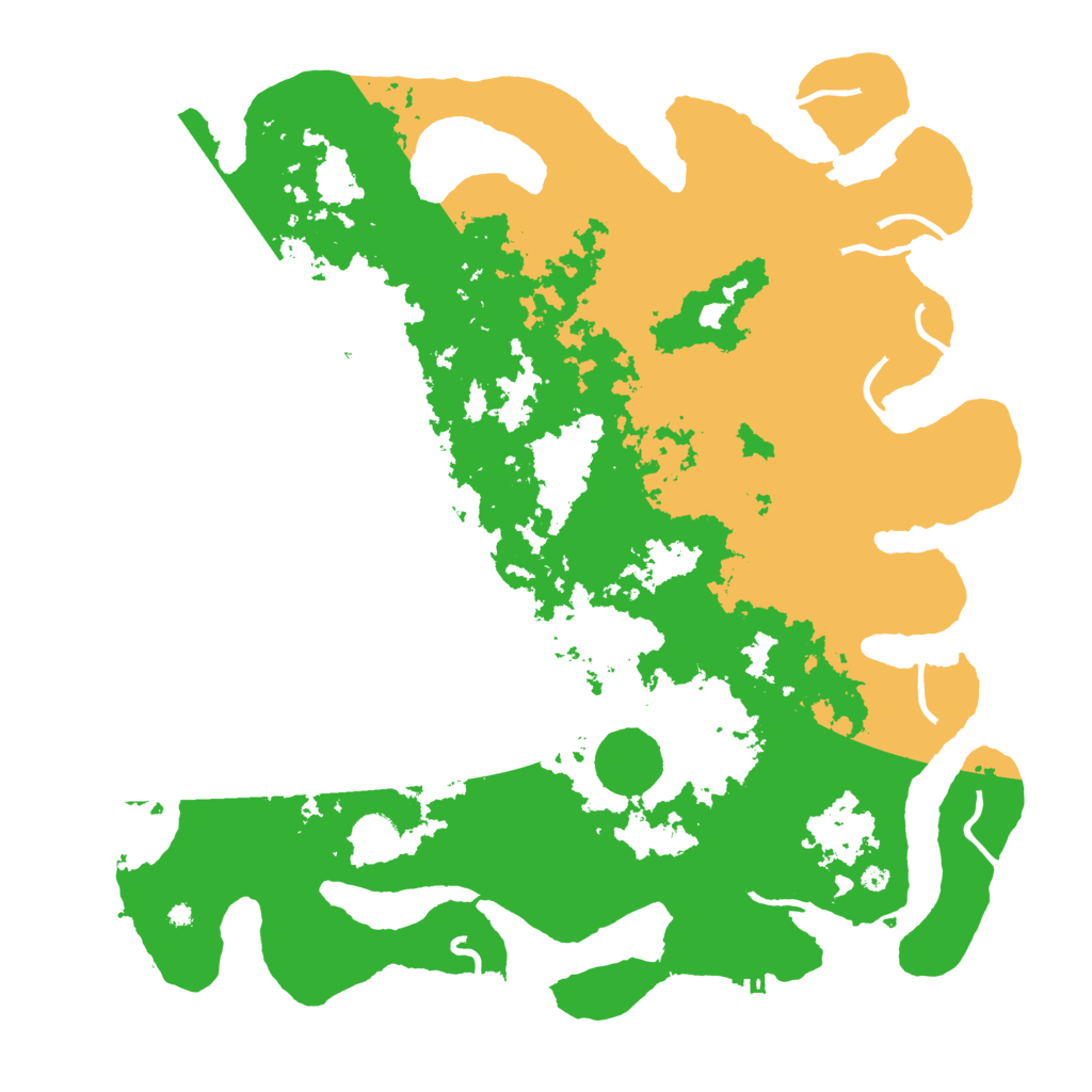 Biome Rust Map: Procedural Map, Size: 4300, Seed: 2080018253