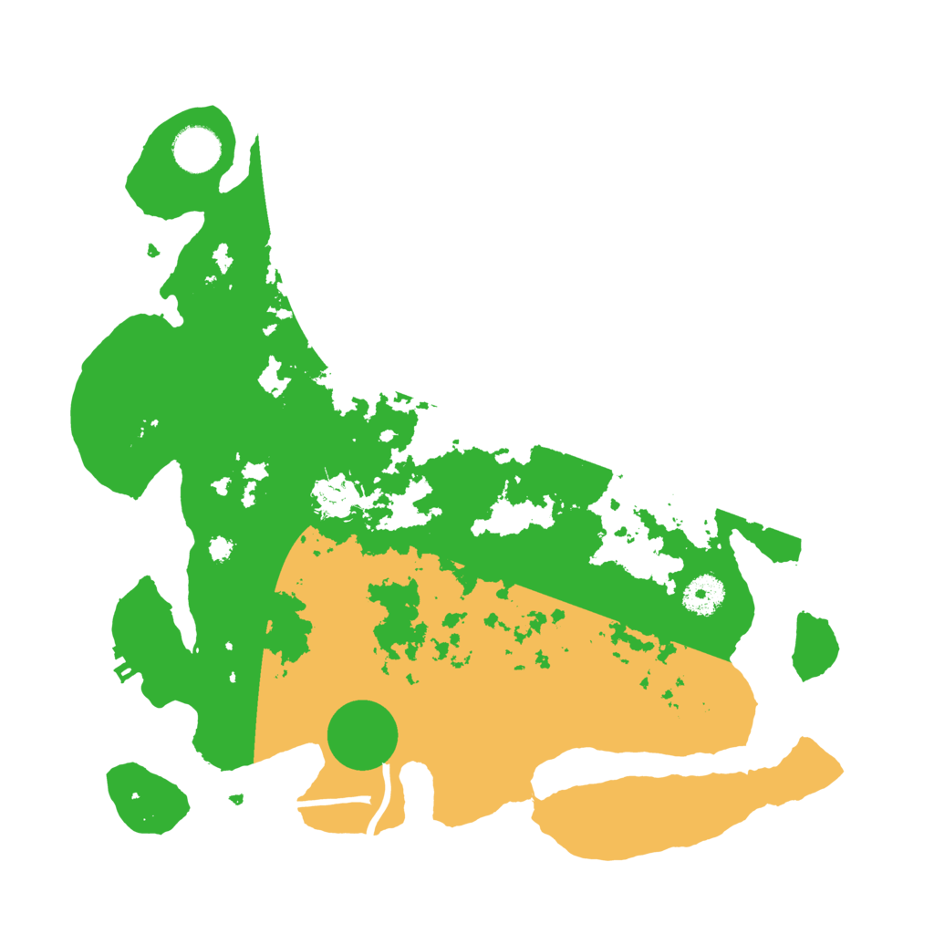 Biome Rust Map: Procedural Map, Size: 3500, Seed: 279873887