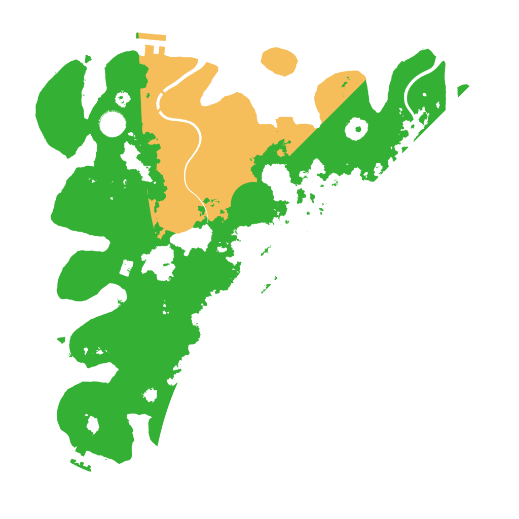 Biome Rust Map: Procedural Map, Size: 3500, Seed: 2452