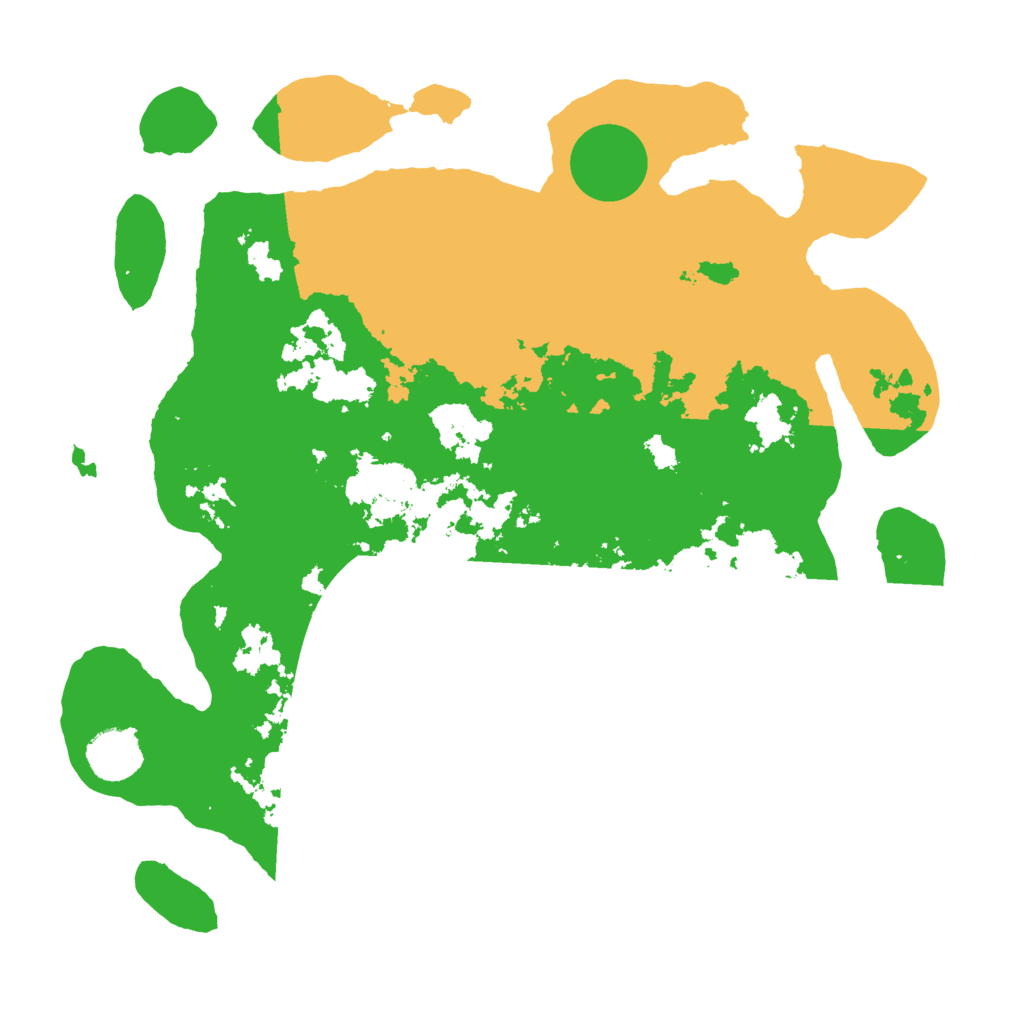 Biome Rust Map: Barren, Size: 3500, Seed: 1807522834