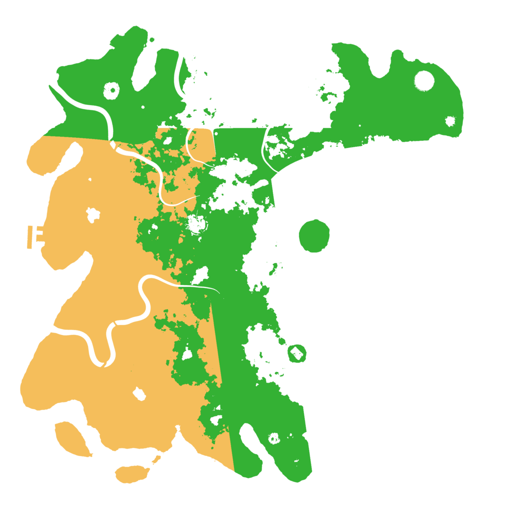 Biome Rust Map: Procedural Map, Size: 4500, Seed: 1932461716