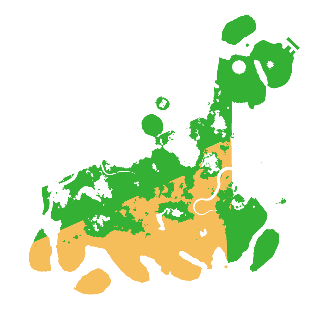 Biome Rust Map: Procedural Map, Size: 4000, Seed: 732719309
