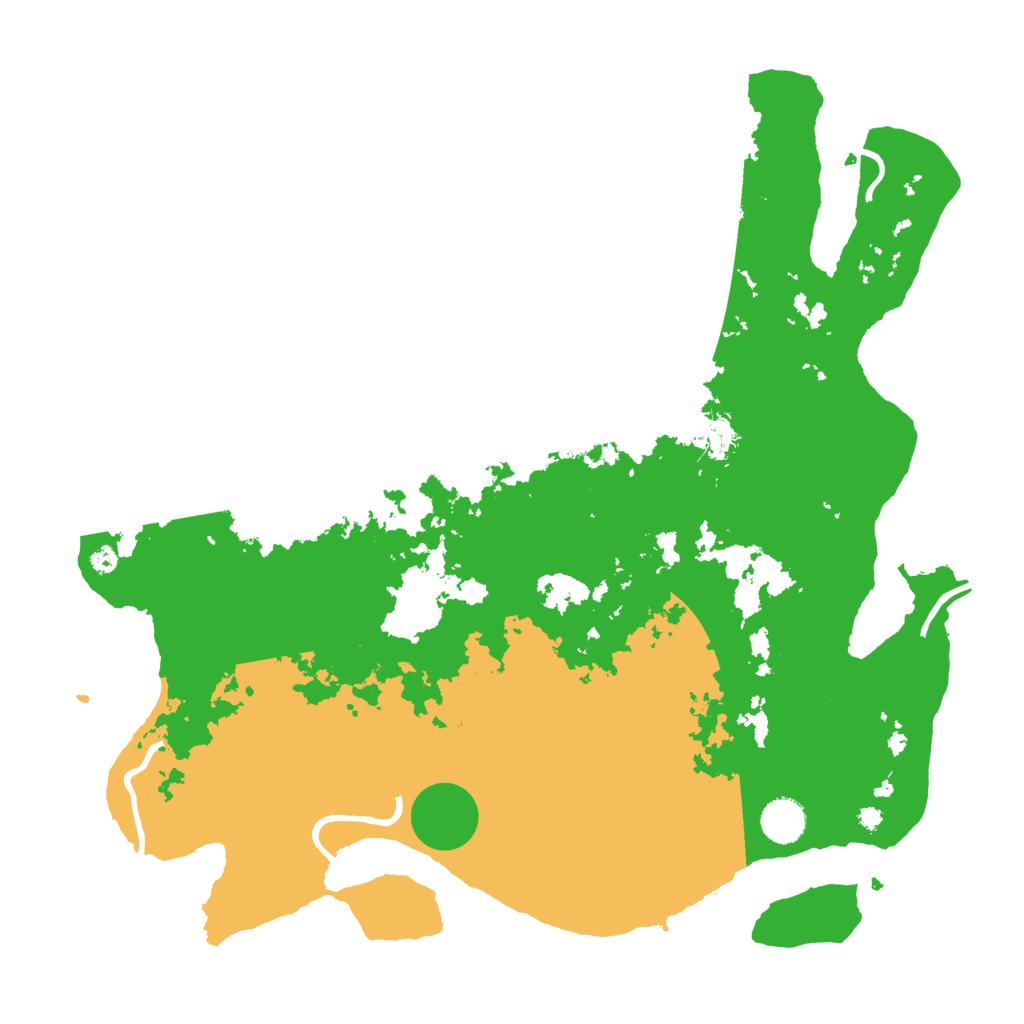 Biome Rust Map: Procedural Map, Size: 4000, Seed: 435873896