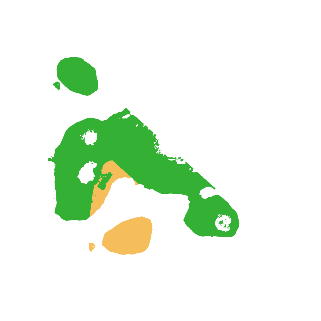 Biome Rust Map: Procedural Map, Size: 2000, Seed: 2020508008