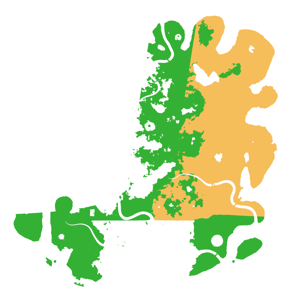 Biome Rust Map: Procedural Map, Size: 4500, Seed: 1945502305