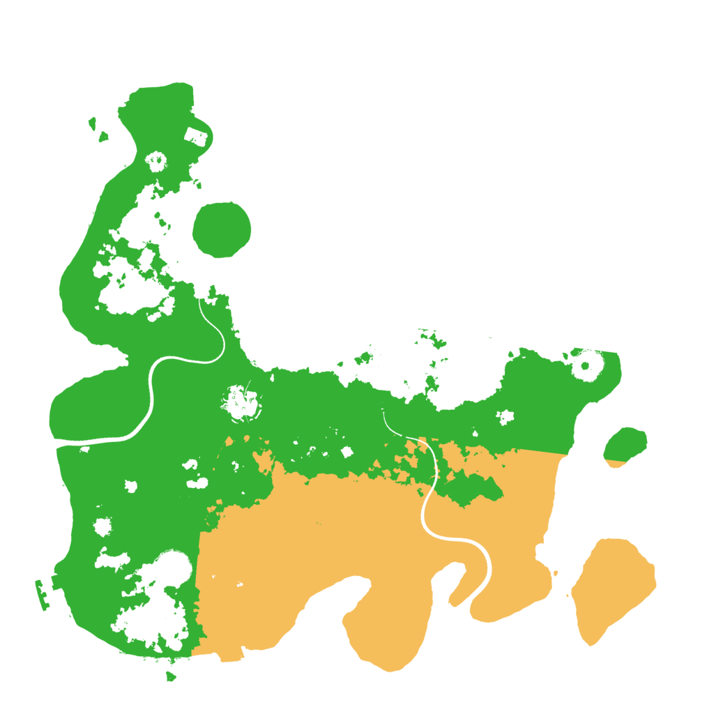 Biome Rust Map: Procedural Map, Size: 3500, Seed: 1397618778