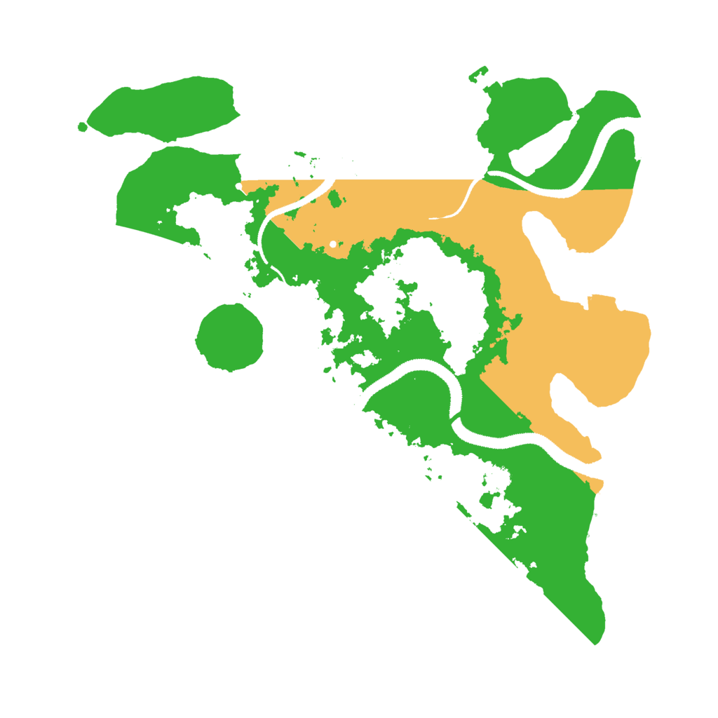 Biome Rust Map: Procedural Map, Size: 3000, Seed: 1024769877