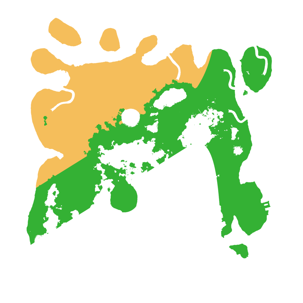 Biome Rust Map: Procedural Map, Size: 3000, Seed: 726628096