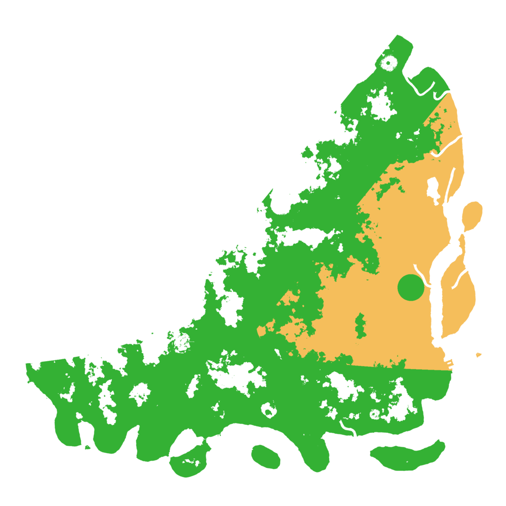 Biome Rust Map: Procedural Map, Size: 5000, Seed: 379979414