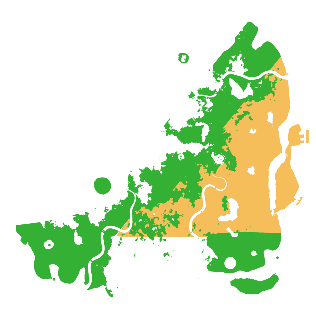 Biome Rust Map: Procedural Map, Size: 5000, Seed: 379979414