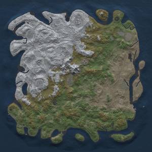 Thumbnail Rust Map: Procedural Map, Size: 5000, Seed: 379979414, 20 Monuments