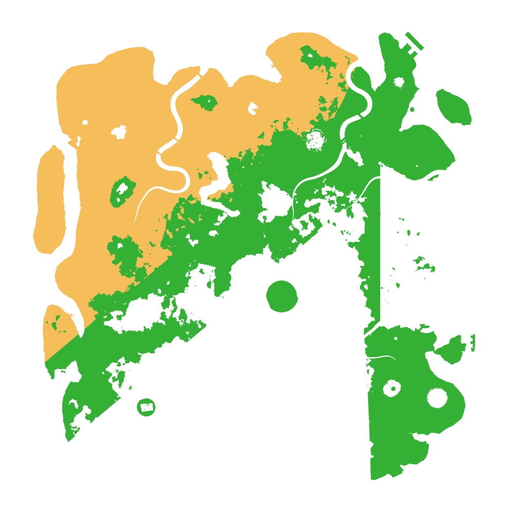 Biome Rust Map: Procedural Map, Size: 4500, Seed: 777823166