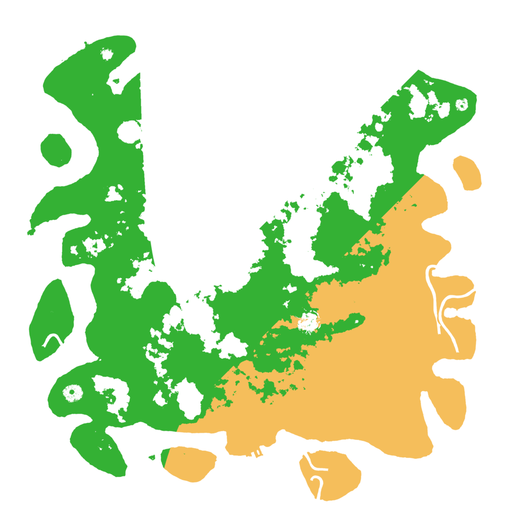 Biome Rust Map: Procedural Map, Size: 4300, Seed: 740269344