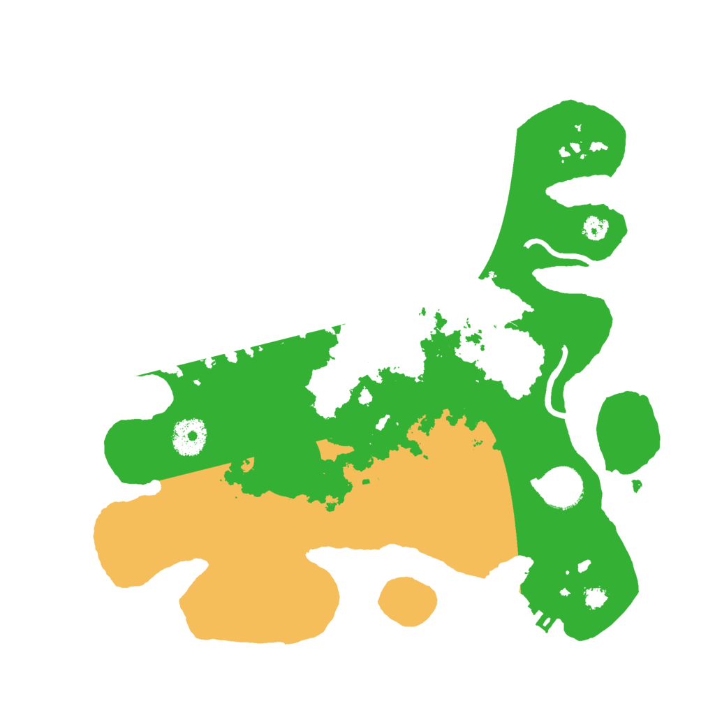 Biome Rust Map: Procedural Map, Size: 3000, Seed: 36643545