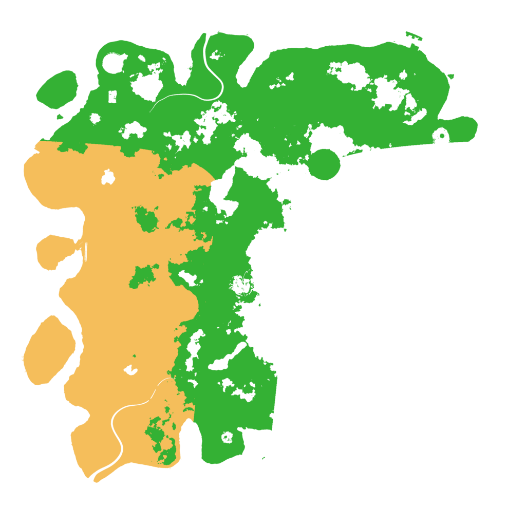 Biome Rust Map: Procedural Map, Size: 4500, Seed: 1878459649