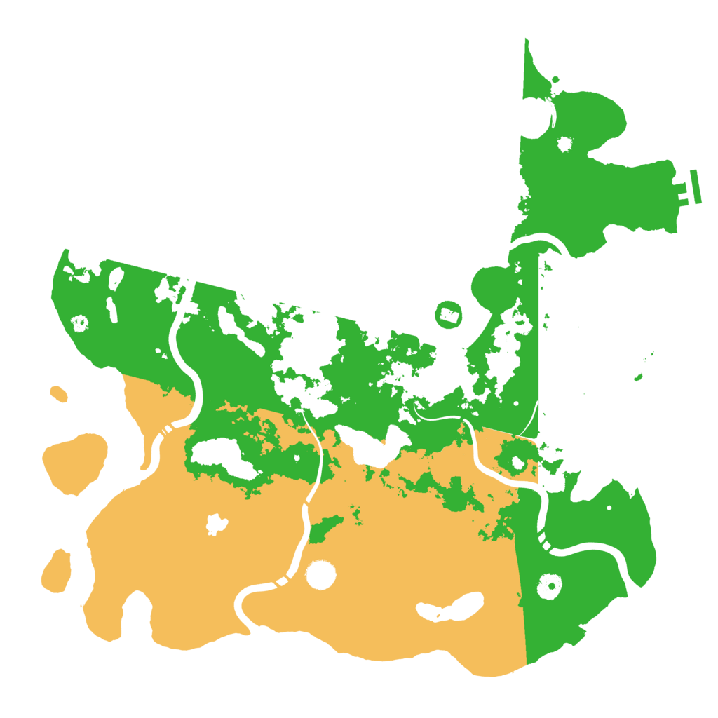 Biome Rust Map: Procedural Map, Size: 4250, Seed: 3583645