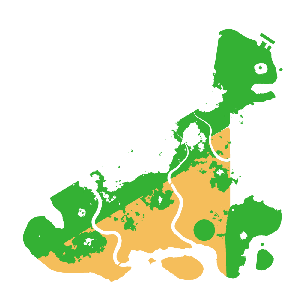 Biome Rust Map: Procedural Map, Size: 3800, Seed: 964412098