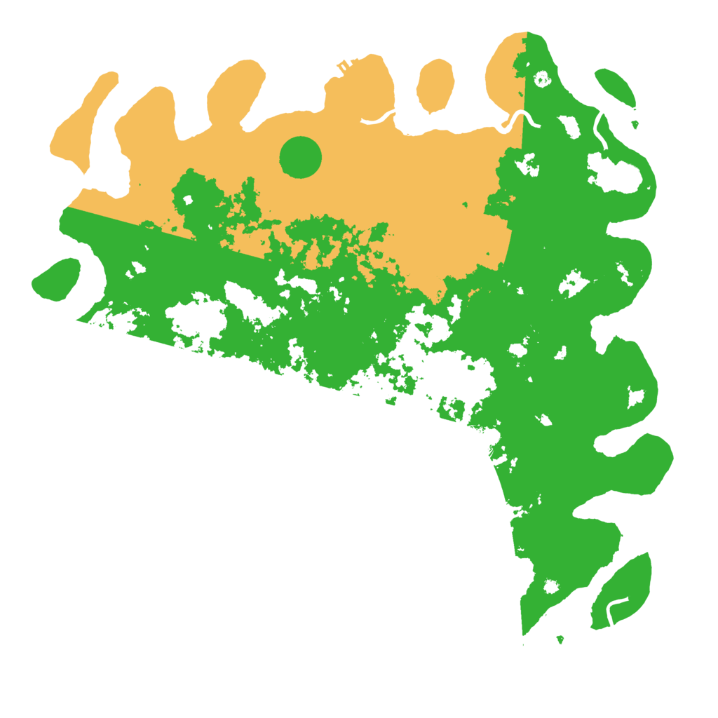 Biome Rust Map: Procedural Map, Size: 4500, Seed: 172576481