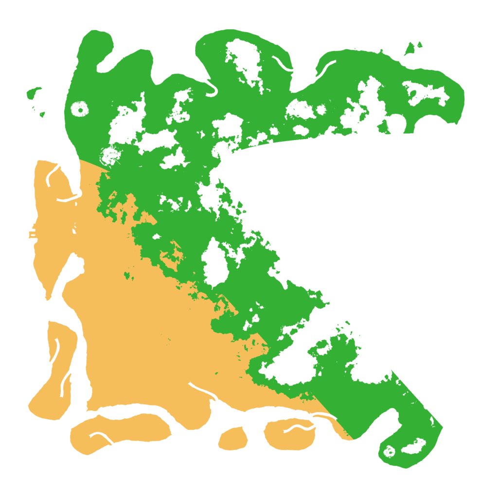 Biome Rust Map: Procedural Map, Size: 4500, Seed: 658932