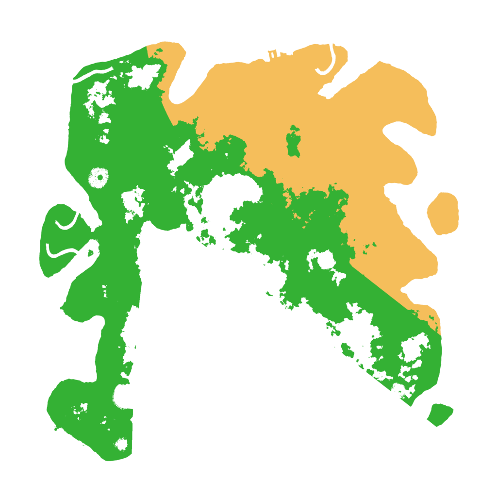 Biome Rust Map: Procedural Map, Size: 3700, Seed: 377036432
