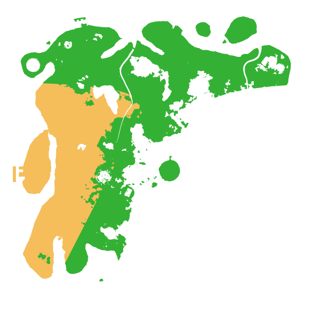 Biome Rust Map: Procedural Map, Size: 4000, Seed: 2088548838