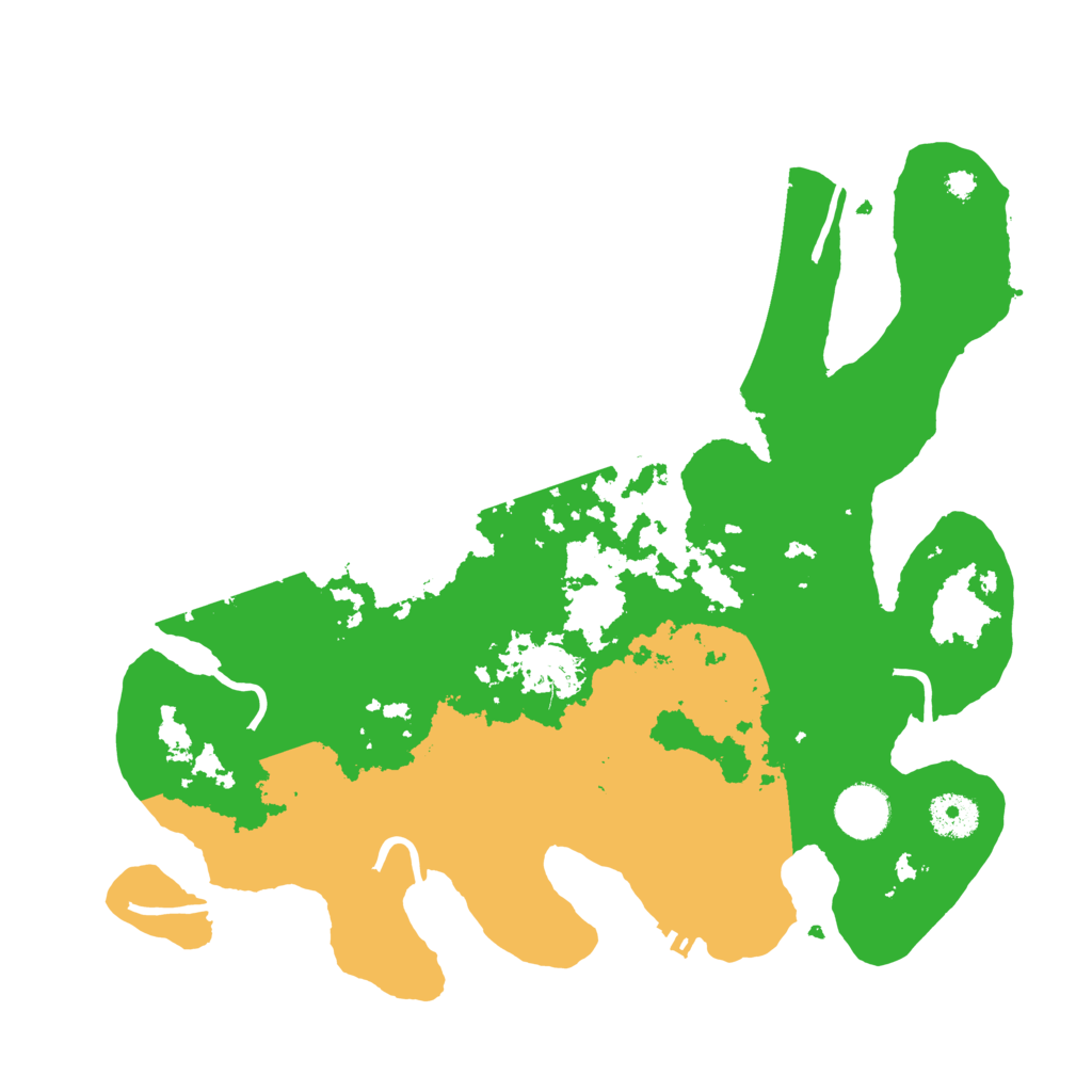 Biome Rust Map: Procedural Map, Size: 3500, Seed: 815663564