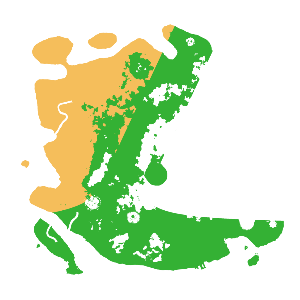 Biome Rust Map: Procedural Map, Size: 3700, Seed: 2109732370