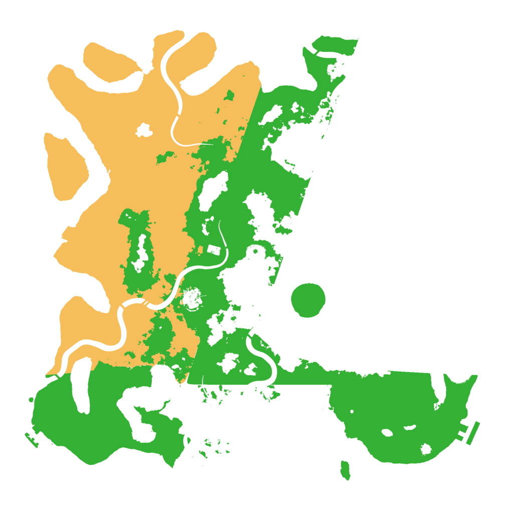 Biome Rust Map: Procedural Map, Size: 4250, Seed: 168652170