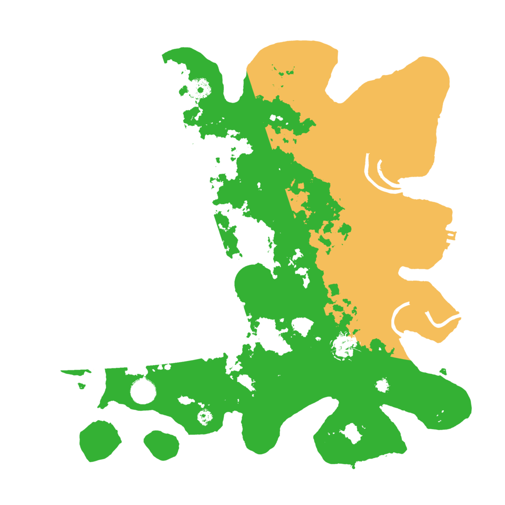 Biome Rust Map: Procedural Map, Size: 3500, Seed: 1921524676
