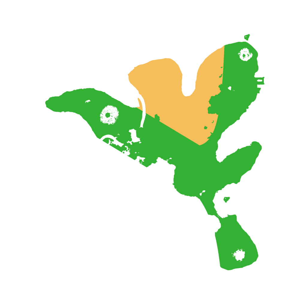 Biome Rust Map: Procedural Map, Size: 2500, Seed: 637554834