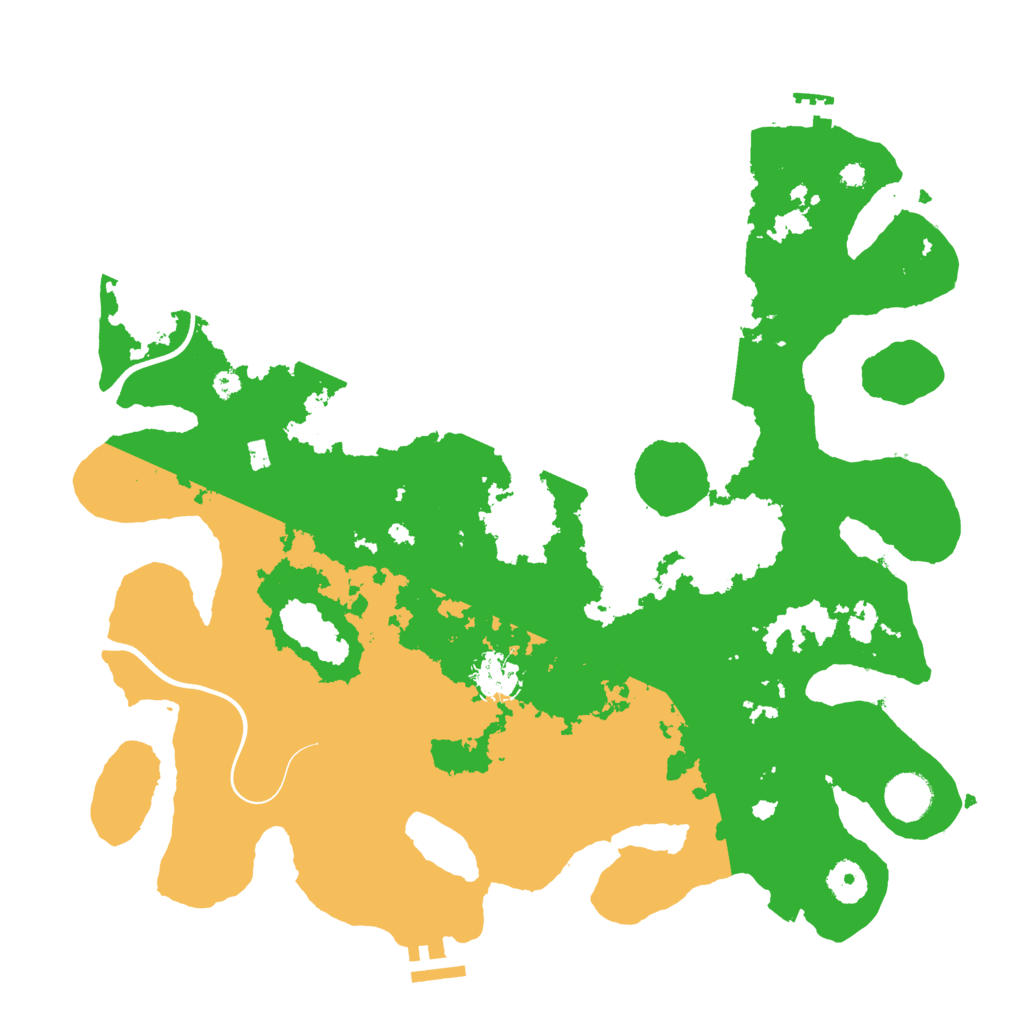 Biome Rust Map: Procedural Map, Size: 3800, Seed: 876982093