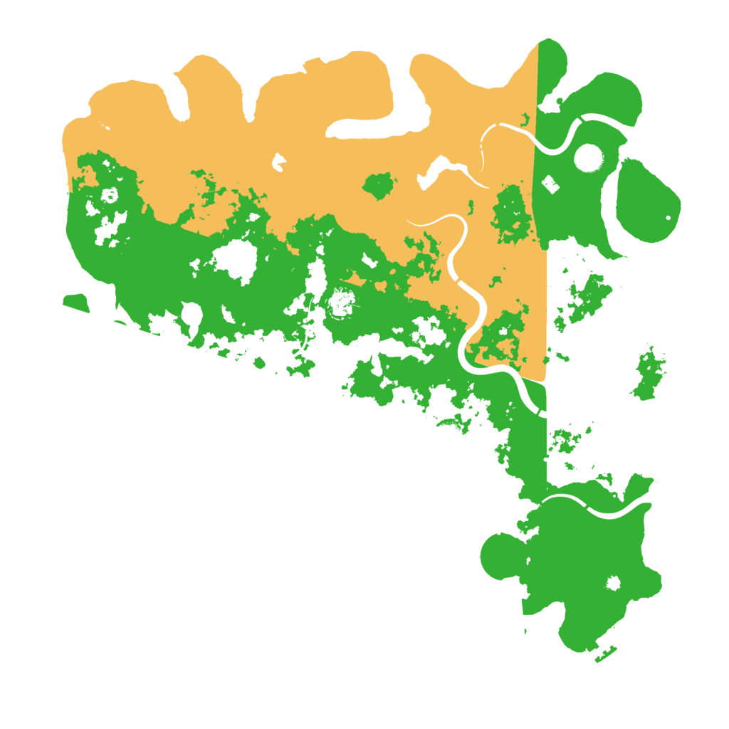 Biome Rust Map: Procedural Map, Size: 4500, Seed: 88888822