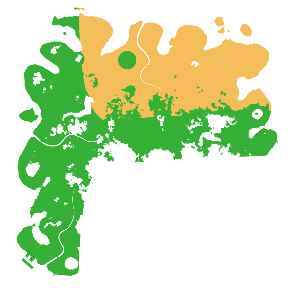 Biome Rust Map: Procedural Map, Size: 4250, Seed: 135397264