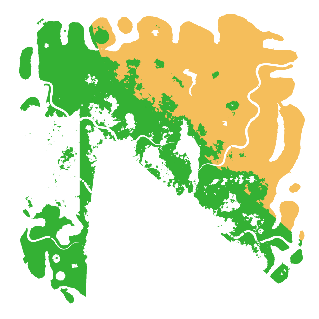 Biome Rust Map: Procedural Map, Size: 6000, Seed: 8502413