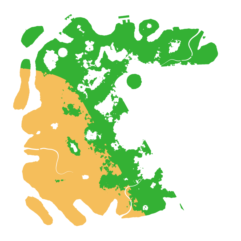 Biome Rust Map: Procedural Map, Size: 4500, Seed: 845376734