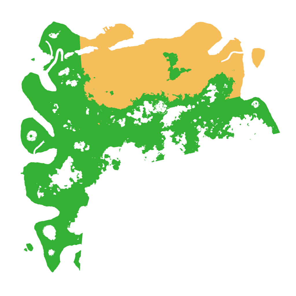 Biome Rust Map: Procedural Map, Size: 4300, Seed: 499850713