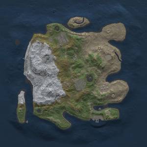 Thumbnail Rust Map: Procedural Map, Size: 3000, Seed: 1788607215, 12 Monuments