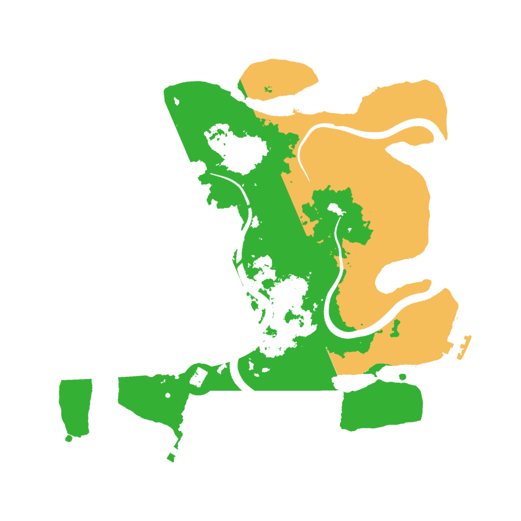 Biome Rust Map: Procedural Map, Size: 3000, Seed: 1788607215