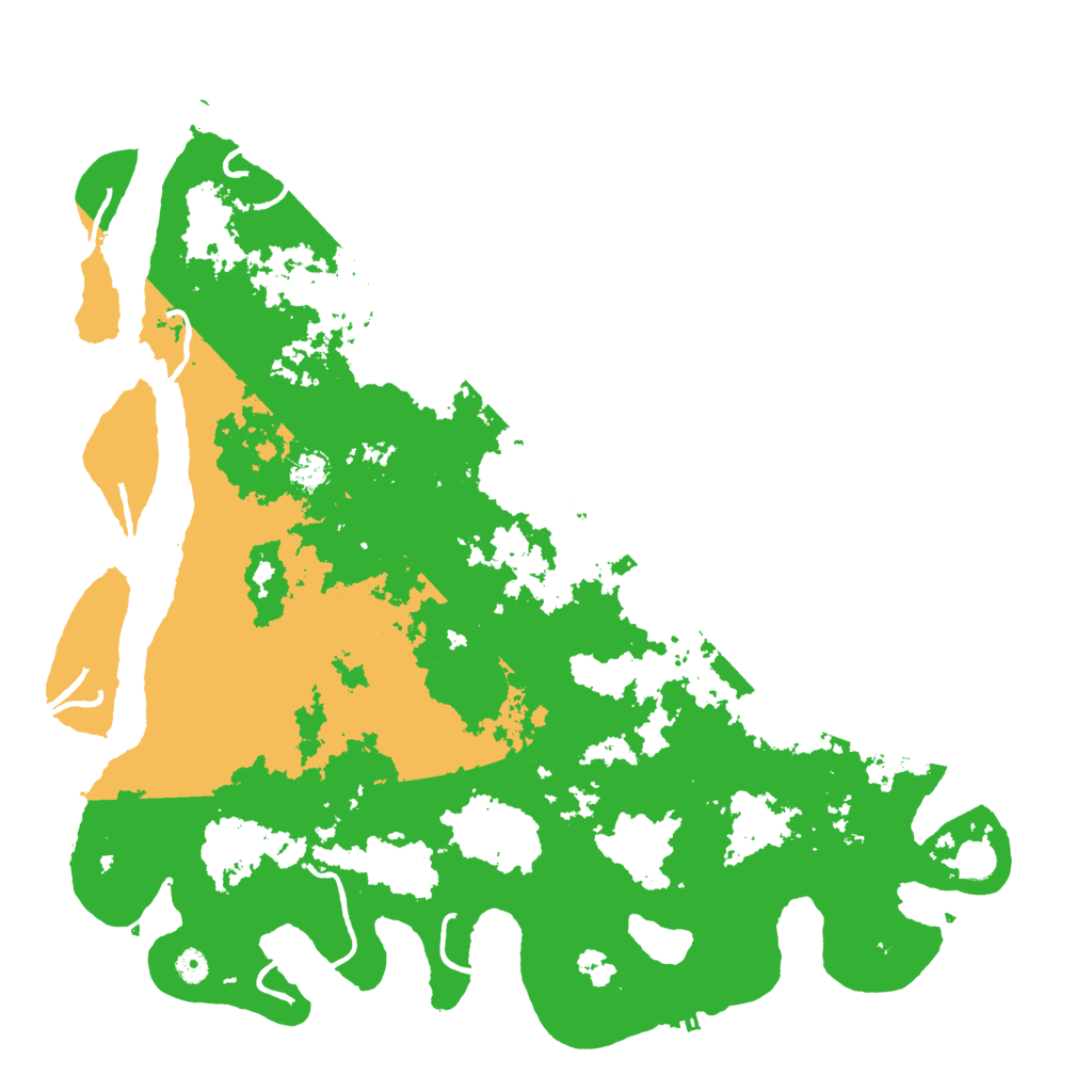 Biome Rust Map: Procedural Map, Size: 5000, Seed: 2061619584