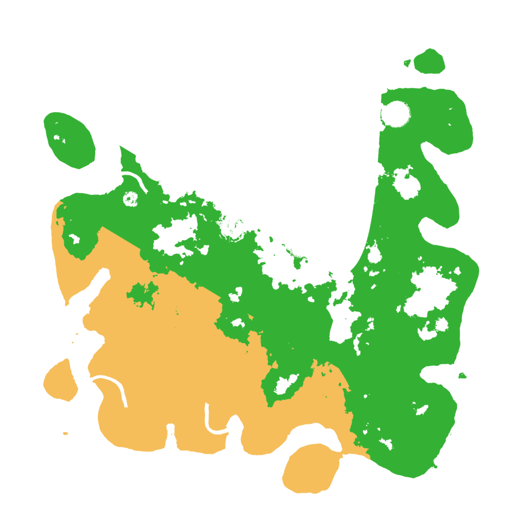 Biome Rust Map: Procedural Map, Size: 3500, Seed: 514513934
